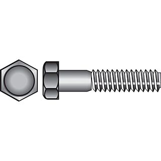 HILLMAN 3/8-16 in. D X 3 in. L Stainless Steel Hex Head Cap Screw 25 pk