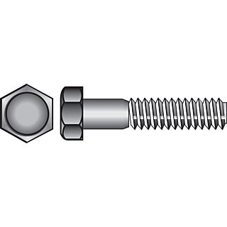 HILLMAN 5/16-18 in. D X 5 in. L Stainless Steel Hex Head Cap Screw 25 pk