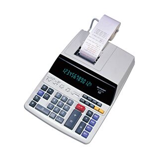 Sharp White 12 digit Calculator