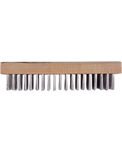 Dynamic 00405 6 x 19 Row Wood Block Wire Brush (12 Pack)