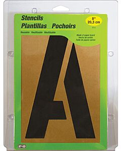 Hy-Ko ST-8 8" Number Letter & Symbol Stencils (3 Pack)