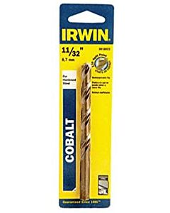 Irwin 3016022 11/32" Cobalt HSS Drill Bit (5 Pack)