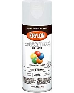 Krylon K05584007 12 oz. White Primer COLORmaxx Spray (6 Pack)