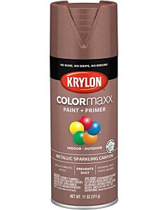 Krylon K05586007 11 oz. Metallic Sparkling Canyon COLORmaxx Spray (6 Pack)