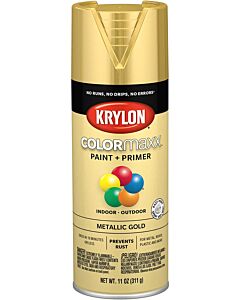 Krylon K05588007 11 oz. Metallic Gold COLORmaxx Spray (6 Pack)