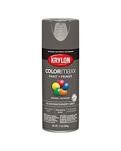 Krylon K05599007 12 oz. Gloss Machinery Gray COLORmaxx Spray (6 Pack)