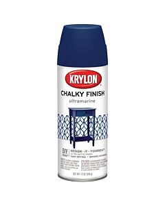 Krylon Matte Ultramarine Chalky Finish Paint 12 oz (6 Pack)