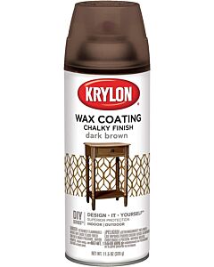 Krylon Matte Dark Brown Chalky Finish Paint 11 oz (6 Pack)