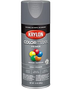 Krylon K05582007 12 oz. Gray Primer COLORmaxx Spray (6 Pack)