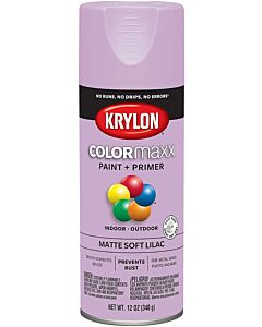 Krylon K05602007 12 oz. Matte Soft Lilac COLORmaxx Spray (6 Pack)