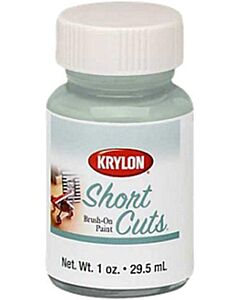 Krylon Short Cuts Gloss Chrome Metallic Brush on Paint 1 oz (6 Pack)