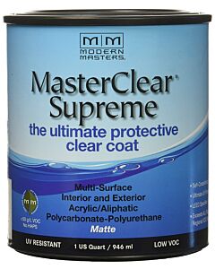 Modern Masters MCS901 Qt Matte Masterclear Supreme Protective Clear Coat (4 Pack)