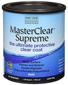 Modern Masters MCS902 Qt Satin Masterclear Supreme Protective Clear Coat (4 Pack)