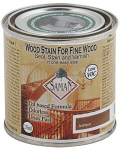 Saman SAM-301-8 236ml(8 oz.) Antique Seal Stain And Varnish (12 Pack)