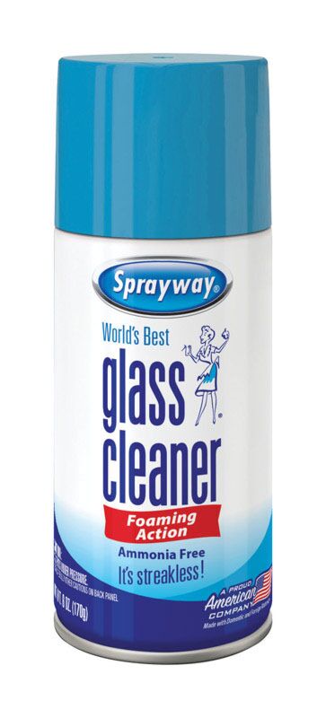 Sprayway Fresh Scent Glass Cleaner 6 oz Foam (12 Pack)