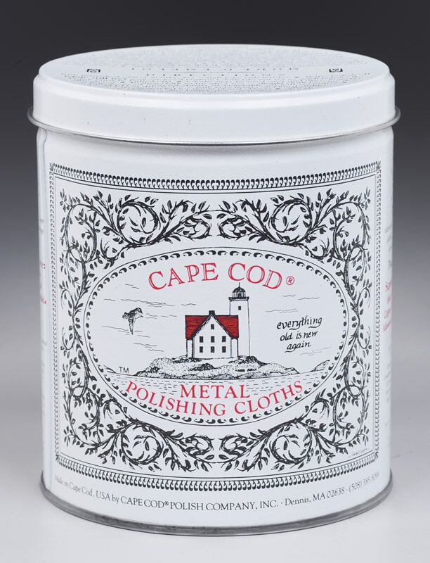 Cape Cod Vanilla Scent Metal Polish 3 oz Cloth