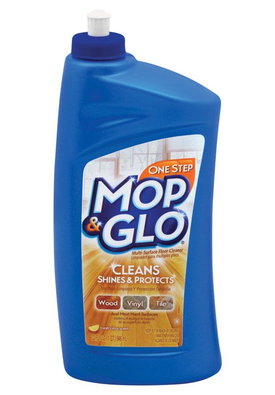 Mop & Glo Citrus Scent Floor Cleaner Liquid 32 oz