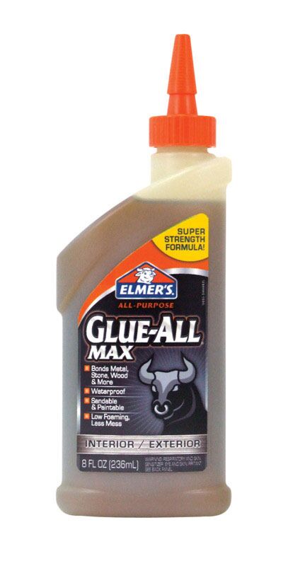 Elmer's Glue-All Super Strength Polyvinyl acetate homopolymer Glue 8 oz.
