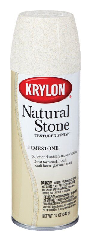 Krylon Make It Stone Coarse Texture Spray Paint Black Granite 12oz