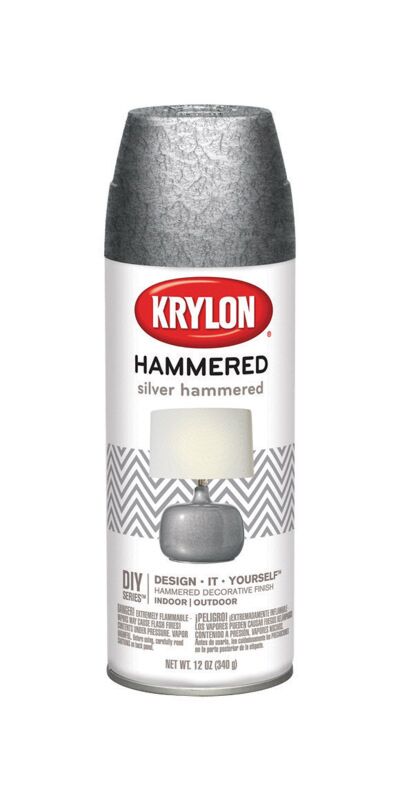 Krylon Hammered Silver Spray Paint 12 oz.