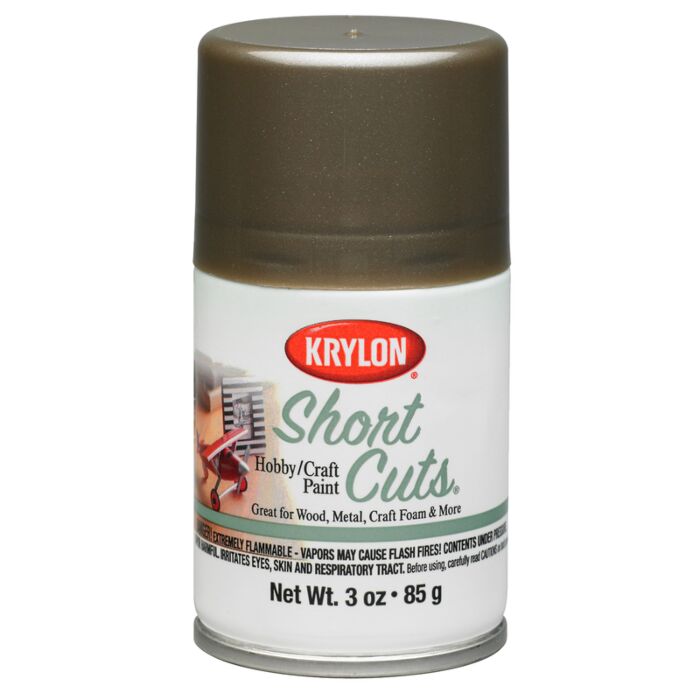 Krylon Short Cuts High-Gloss Antique Bronze Spray Paint 3 oz (6 Pack)