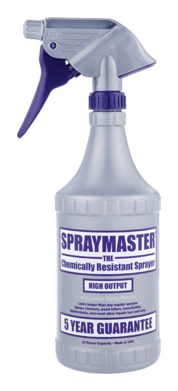 32 oz SprayMaster Bottle with Trigger for water and solvents