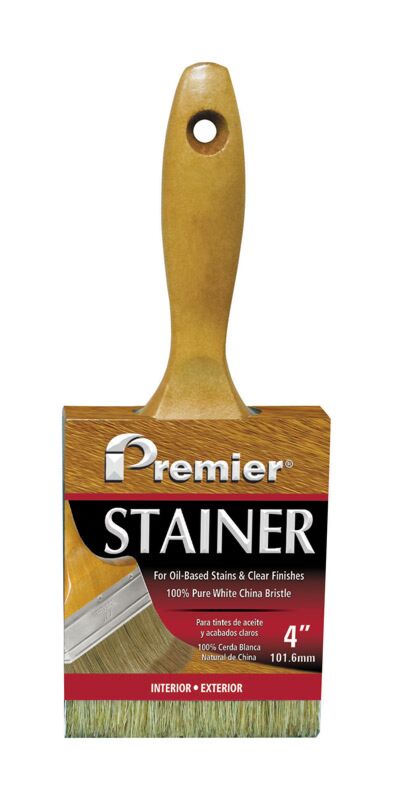 Premier Stainer 4 in. W Flat Stain Brush
