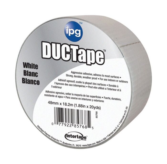 IPG JobSite 1.88 in. W X 20 yd L White Polyethylene Duct Tape