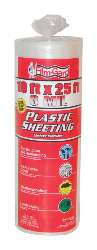 10 Ft. x 25 Ft. Poly Sheeting