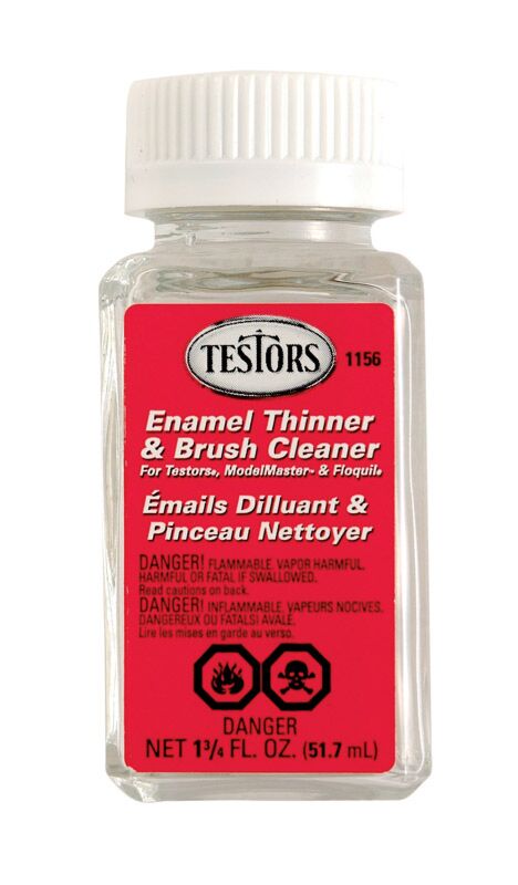 Testors Enamel Thinner 1.75 oz (6 Pack)