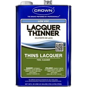 Crown 1G Lacquer Thinner Low VOC (ONLY available in CA)