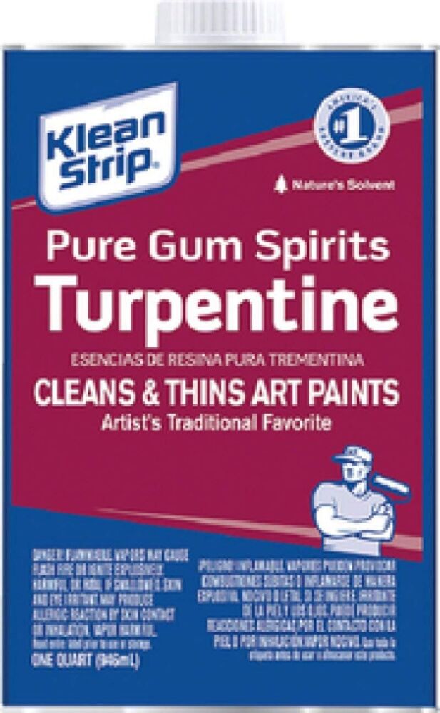 Klean Strip GGT69 1G Turpentine Pure Gum Spirits (4 Pack)