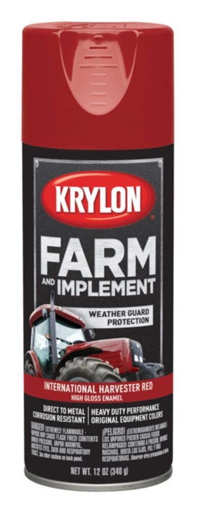 Krylon High-Gloss International Harvester Red Farm & Implement