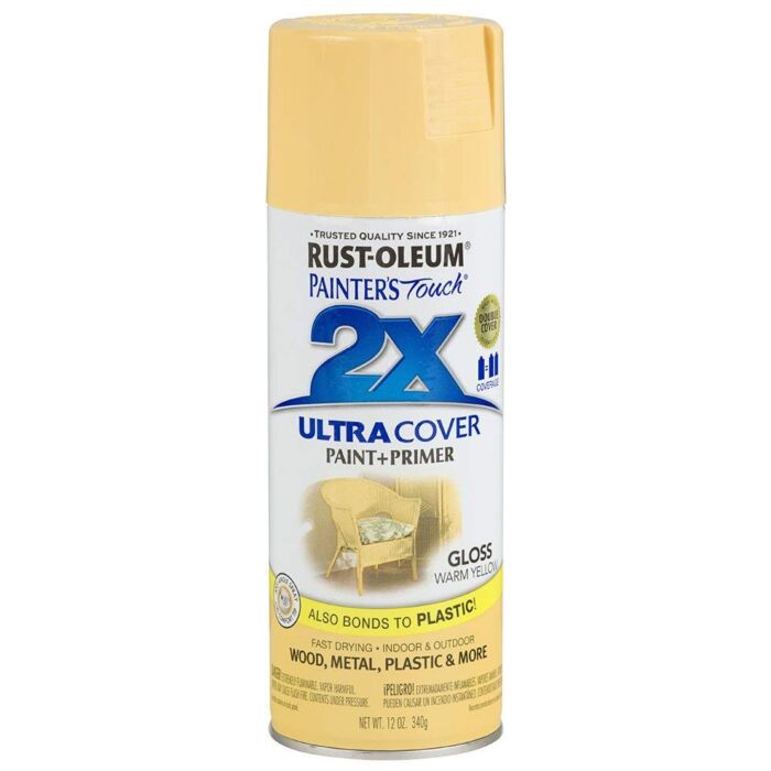 Rust-Oleum 2X Ultra Cover 6-Pack Gloss Gold Metallic Spray Paint and Primer  In One (NET WT. 12-oz) in the Spray Paint department at