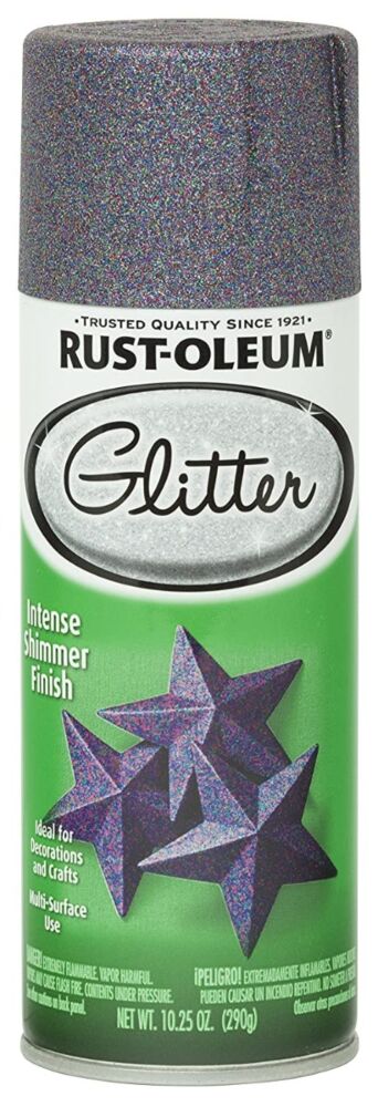 Rust-Oleum Specialty Shimmer Multi Color Purple Glitter Spray 10.25 oz (6  Pack)