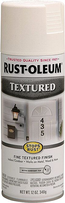 Rust-Oleum Stops Rust Satin White Spray Paint 12 oz.