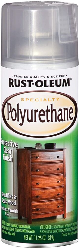 Rust-Oleum Specialty Gloss Clear Water-Based Polyurethane Spray 11.25 oz (6  Pack)