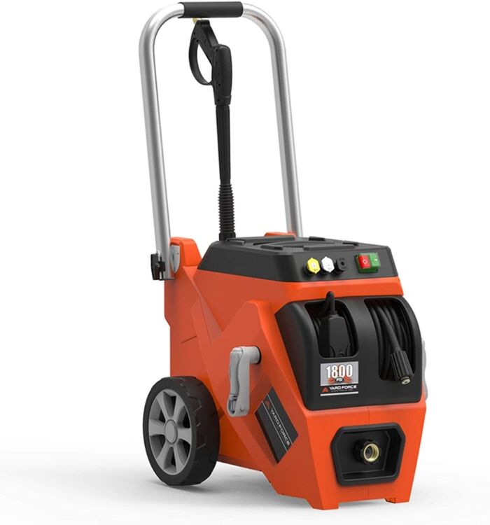 Yard Force YF1800LR 1800 PSI Electric Pressure Washer with Live
